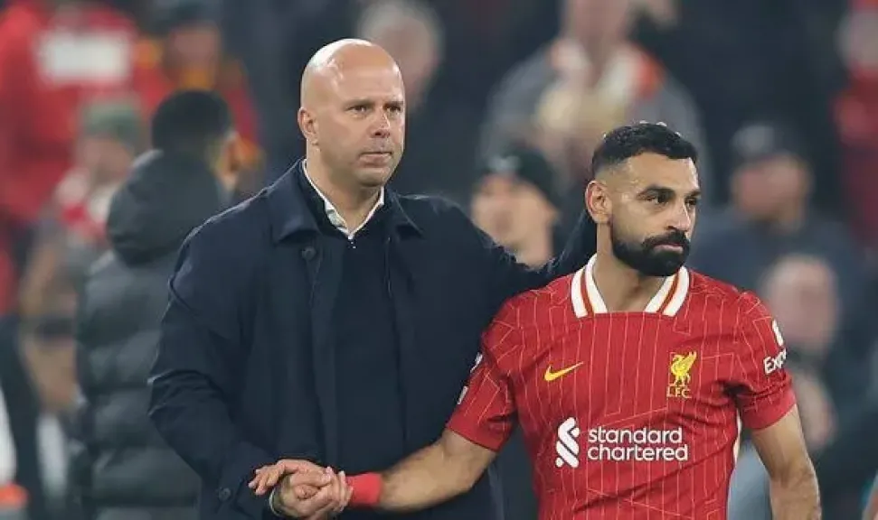 محمد صلاح وأرني سلوت