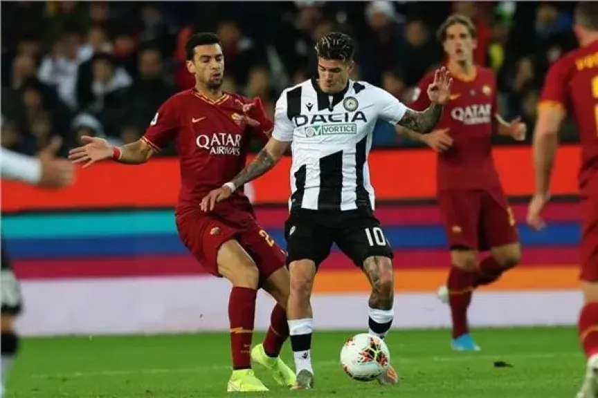 مباراة أودينيزي ضد روما